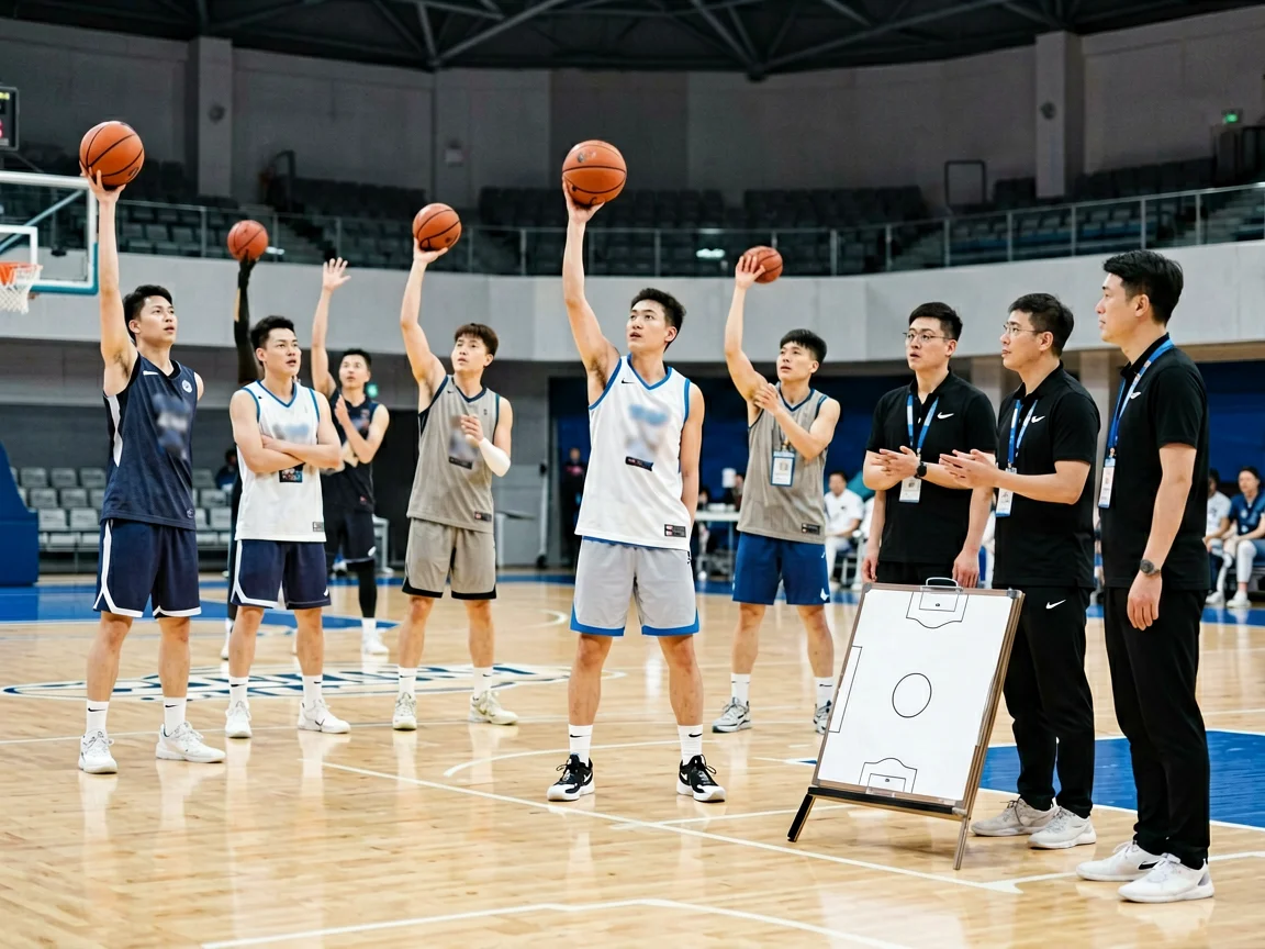 球员备战互动休斯顿火箭